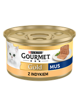 Purina Gourmet Gold mus z indykiem 72x85g