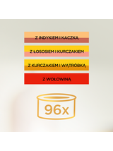 Purina Gourmet Gold Kawałki w sosie mix 96x85g
