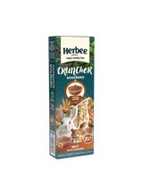 HERBEE cruncher dla gryzoni i królików 115g orzechowy z siemieniem lnianym