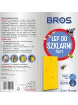 BROS Lep do szklarni żółty 10szt.