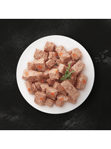 SHEBA puszka 400 g Nature's Collection – mokra pełnoporcjowa karma dla dorosłych kotów, z białą rybą i wątróbką z przybraniem z marchewki, w terynie