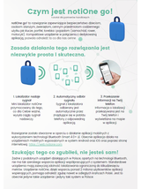 NotiOne go! - lokalizator bluetooth kolor czerwony