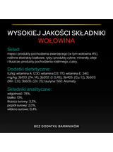 PRO PLAN Sterilised Mokra karma dla kotów wysterylizowanych z wołowiną i kurczakiem w sosie 10x85g
