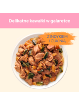CAT CHOW Kitten Karma dla kociąt z indykiem i cukinią w galaretce 85g