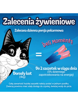 Felix Deli Moments Kremowe przekąski dla kotów z łososiem 4x10g