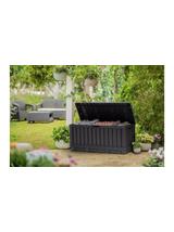 KETER Kentwood Skrzynia ogrodowa 350L 128x53,6x59cm grafit