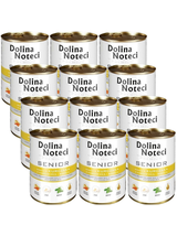 Dolina Noteci PREMIUM Senior Kurczak z marchewką i bazylią 12x400g