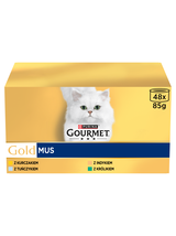 Purina Gourmet Gold Karma dla kotów mus 48 x 85 g