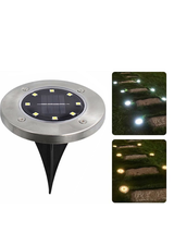 4x lampki solarne gruntowe led