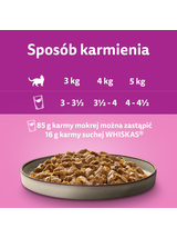 WHISKAS Adult saszetki 160x85g Drobiowe Frykasy - mokra karma dla dorosłego kota, w galaretce (kawałki z: kurczakiem, indykiem, drobiem, kaczką)