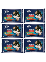 FELIX Fantastic w galaretce z kurczakiem i wołowiną 12x(4x85g)