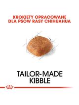 ROYAL CANIN Chihuahua Adult 500g karma sucha dla psów dorosłych rasy chihuahua/ opakowanie uszkodzone (8968)!!!