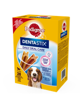PEDIGREE DentaStix (średnie rasy) przysmak dentystyczny dla psów 28 szt. - 4x180g