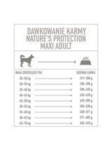 NATURES PROTECTION Maxi Adult 4kg//Opakowanie uszkodzone (4404,4415) !!!