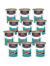 ANIMONDA GranCarno Adult Dog smak: Łosoś + szpinak 12x800g