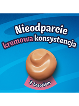 Felix Deli Moments Kremowe przekąski dla kotów z łososiem 4x(4x10g)