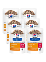 HILL'S PD Prescription Diet Feline c/d Urinary Stress Kurczak 6x85g saszetka