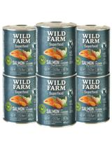 WILD FARM Superfood Salmon (Łosoś z cukinią, słodkimi ziemniakami i ziołami) 6x800g bezzbożowa karma dla psa