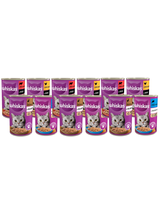 WHISKAS Adult puszka 12 x 400g mix smaków