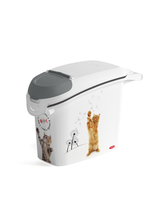 CURVER Love Pets Cats  pojemnik do przechowywania żwirku lub karmy 6kg 23x50x36cm