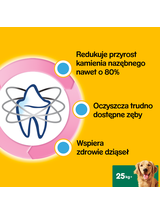 PEDIGREE DentaStix (duże rasy) przysmak dentystyczny dla psów 56 szt. - 8x270g