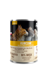 PetRepublic kawałki w sosie z kurczakiem(steril) 400g dla kota
