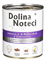 Dolina Noteci Premium Królik z żurawiną 6x800g