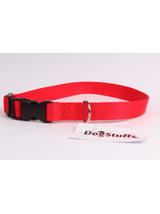 DogStuffs Obroża z plastikową klamrą 20mm/30-55cm czerwona