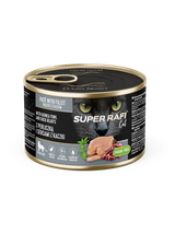 DOLINA NOTECI Super Rafi Cat P&F z perliczką i sercami z kaczki dla kotów sterylizowanych 24x185g