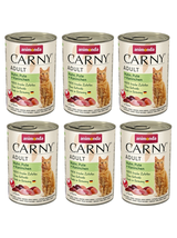 ANIMONDA Cat Carny Adult smak: kurczak, indyk, królik 6x400g