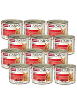 ANIMONDA Cat Carny Adult smak: wołowina 12 x 200g
