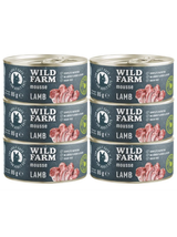 WILD FARM Mousse Lamb 6x85g - bezzbożowy mus dla kota