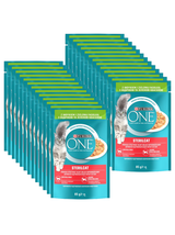 Purina One Sterilcat z indykiem i zieloną fasolką 26x85g
