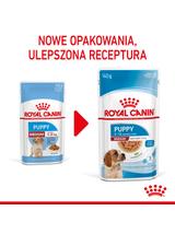 ROYAL CANIN Medium Puppy 10x140g karma mokra w sosie dla szczeniąt do 12 miesiąca, ras średnich
