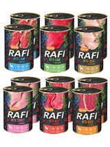 DOLINA NOTECI Rafi MIX SMAKÓW 36x400g 6 SMAKÓW