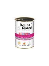 DOLINA NOTECI PREMIUM Junior bogata w serca indyka 12x400g