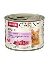 ANIMONDA Cat Carny Adult smak: indyk, jagnięcina 12x200g