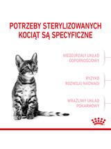 ROYAL CANIN  Kitten Sterilised 2kg karma sucha dla kociąt od 6 do 12 miesiąca życia, sterylizowanych