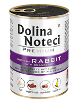 Dolina Noteci Premium Królik z żurawiną 400g