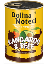 DOLINA NOTECI PREMIUM SUPERFOOD kangur i wołowina 400g