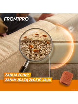 Frontpro tabletki na pchły i kleszcze XL 136mg 25-50kg 1 TABLETKA