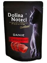 Dolina Noteci Premium danie dla kotów sterylizowanych z wołowiną 85g