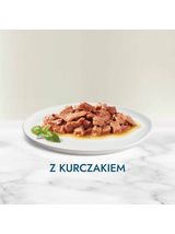 Purina Gourmet Perle Karma dla kotów mini fileciki w sosie z kurczakiem 26x85g