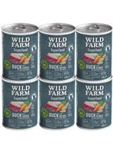 WILD FARM Superfood Duck 6x400g bezzbożowa karma dla psa