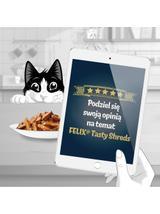 FELIX Tasty Shreds  mokra karma dla kota z łososiem i tuńczykiem w sosie 4x80g
