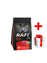 DOLINA NOTECI Rafi Cat karma sucha dla kota z wołowiną 1,5kg + niespodzianka dla kota GRATIS!
