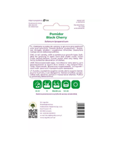 Pomidor gruntowy wysoki Black Cherry - owoce typu "cherry", purpurowo-brązowe