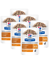 HILL'S PD Prescription Diet Feline k/d Kurczak - saszetka 6 x 85g