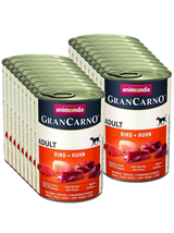 ANIMONDA GranCarno Adult Dog smak: Wołowina + kurczak 18x400g