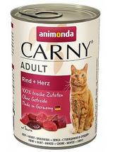 ANIMONDA Cat Carny Adult smak: wołowina i serca 18x400g